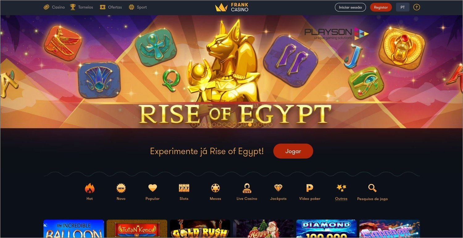 Frank casino jogos