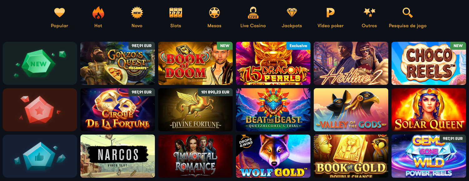 frank casino jogos online